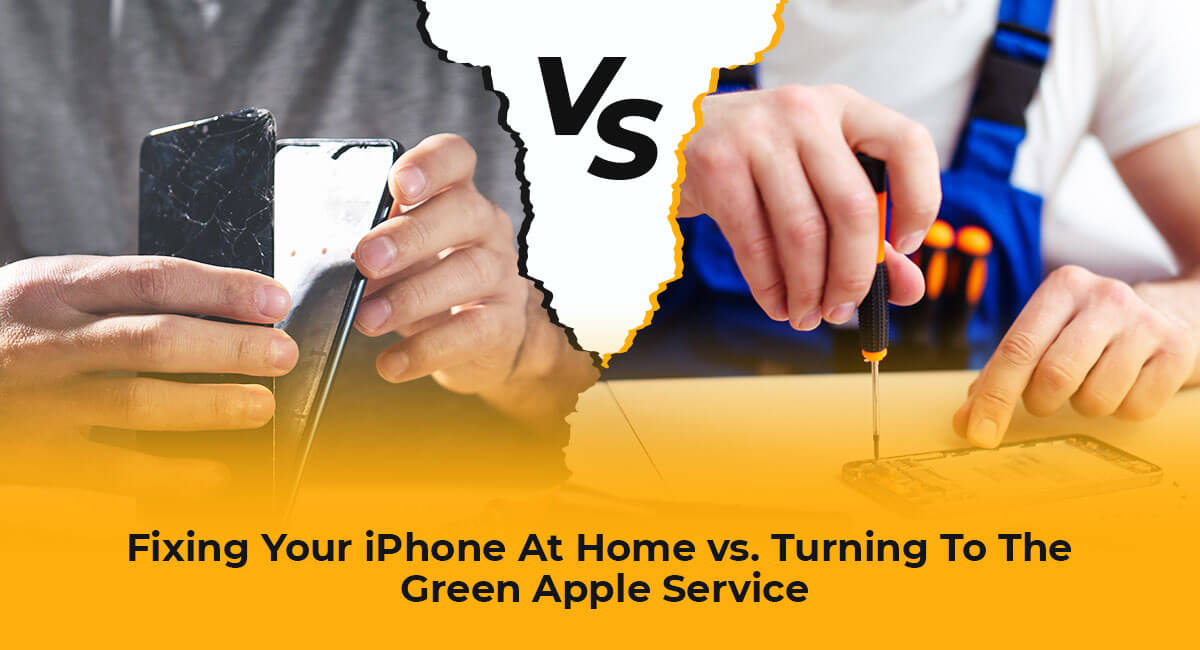 Fixing Your iPhone at Home vs. Turning to the Green Apple Service Center Experts